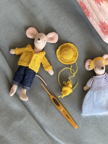 Workshop: miniatuur breien voor de Maileg muisjes 23/5