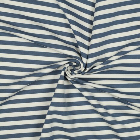 strepen jeans - french terry