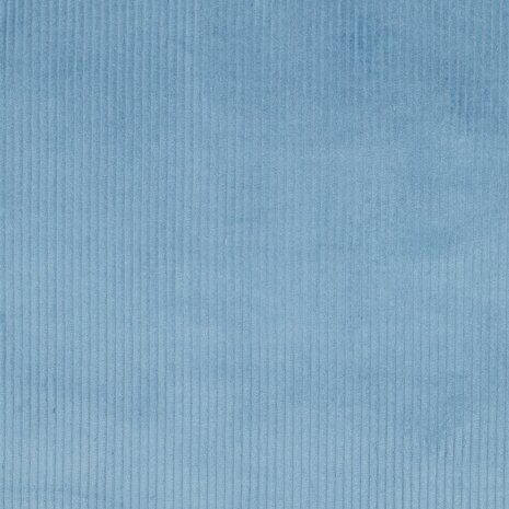 blauw - Ribfluweel 