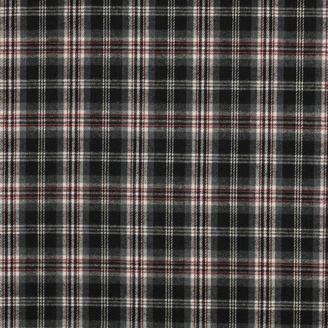 zwart ruiten - Flannel
