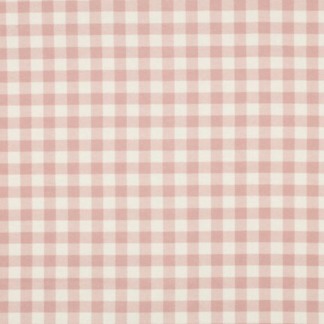 licht roos ruiten - Flannel