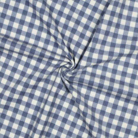 blauw ruiten - Flannel