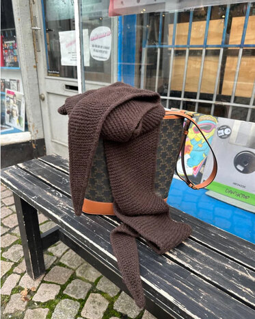 Breipakket Sophie shawl roest