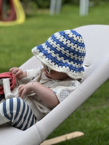 Haakpatroon Daisy, bucket hat