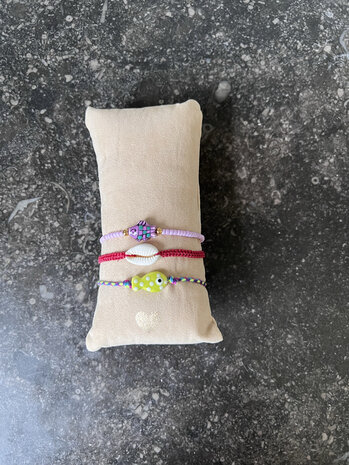 DIY pakket schelp vis bordeaux