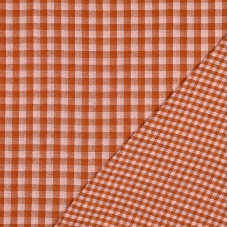 vichy pink- double gauze