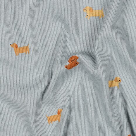 RIB JERSEY GOTS dogs - jersey