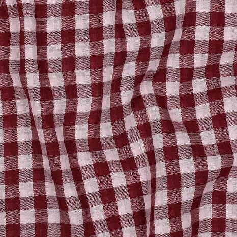 vichy burgundy- double gauze