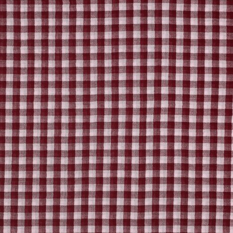 vichy burgundy- double gauze