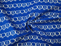 Canvas appel blauw