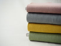Double gauze linnen, geel (kleur 10)