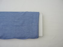Karline blauw - viscose linnen