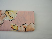 Roze bloem viscose - editex