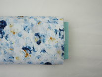 aquarelle blauw katoen