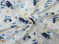 aquarelle blauw katoen