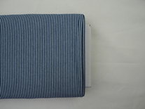 Medium blauw striped demin