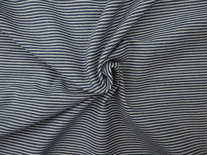 Medium blauw striped demin