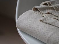 organic chevron quilt mist - sweater