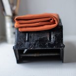 organic rib 2x1 Rust - boordstof