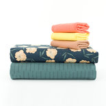 French Terry Bars - balsam green