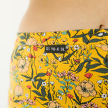 Lycra summer flower - cloud white