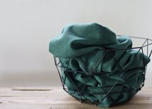 Cotton Flamé Interlock green pine- sweater