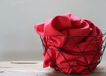 Cotton Flamé Interlock lipstick- sweater