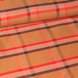 oranje ruit - viscose