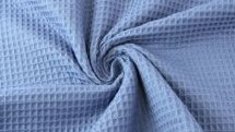 jeans blauw - wafeltjesstof