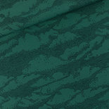 clouds green - french terry