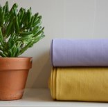 geel jeans - dikkere jeansstof