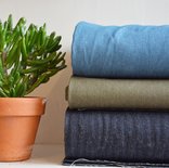 petrol jeans - dikkere jeansstof