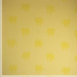 jacquard tijger geel - french terry