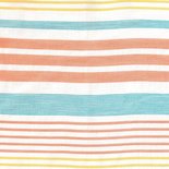 panama stripes orange - katoen/viscose
