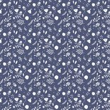 chambray flower - katoen