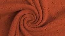pointelle cotton brick - jersey