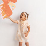 Sari Fluor oranje - katoen/viscose