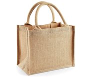 middelgrote jute draagtas + haakpatroon