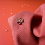 AB gabardine chestnut - katoen