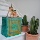 Haakpakket medium tas in kremke
