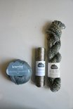Haakpakket medium tas in kremke (grijs)