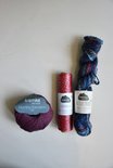 Haakpakket medium tas in kremke (roos)
