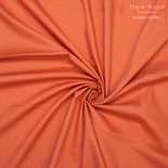 koraal oranje poplin - katoen