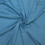 blauw poplin - katoen