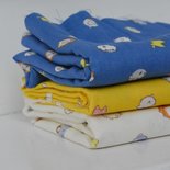 Mofunimal blauw - Double gauze