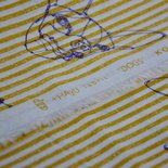 Hayu fabrics dog geel - katoen