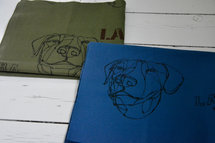 Hayu fabrics labrador Kaki - katoen