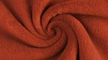 sheepskin cotton double fleece brique - fleece