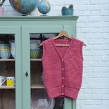 Breipakket gilet zonder mouwen