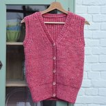 Breipakket gilet zonder mouwen